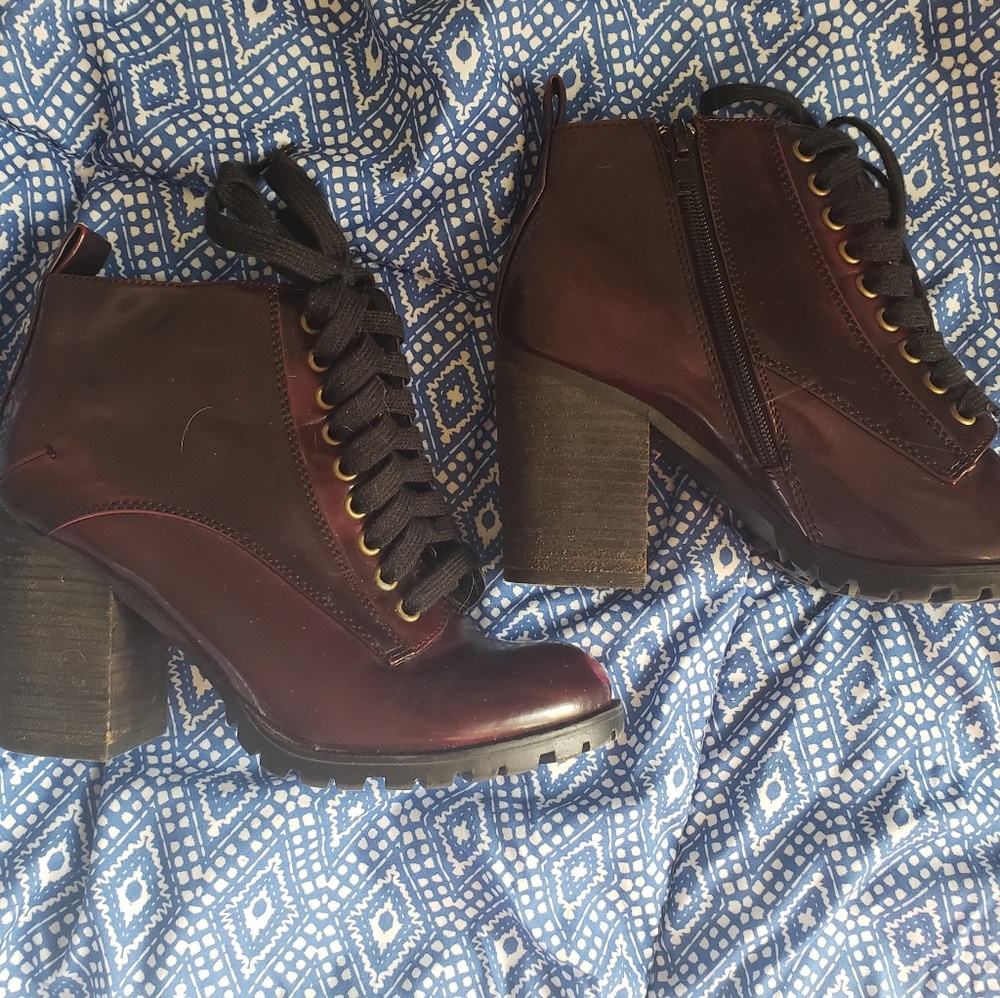 Steve Madden Red Booties